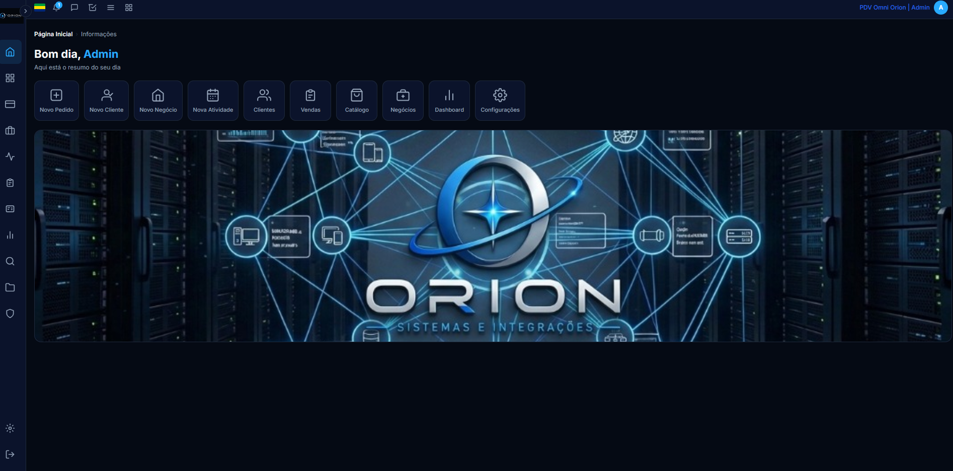 Omni PDV - Dashboard Principal